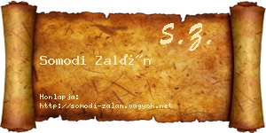 Somodi Zalán névjegykártya